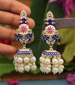 Blue jhumkas