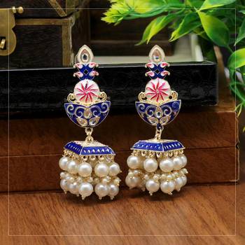Blue jhumkas 2