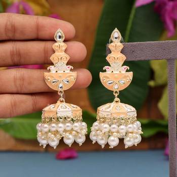Orange jhumkas 1