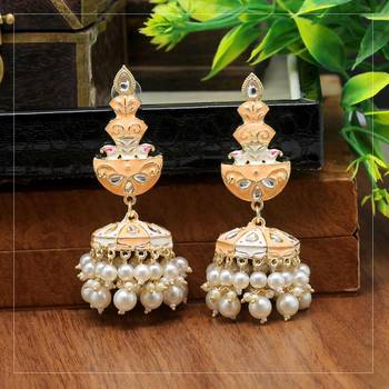 Orange jhumkas 2