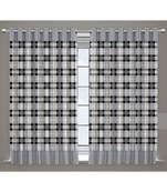 Digital printed Polyester Curtain set of 2 pcs stitched and fitted with eyelet By FRIMERR