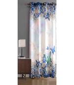 Digital printed Polyester Curtain set of 2 pcs stitched and fitted with eyelet By FRIMERR