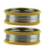 Vidhya Kangan Silver  Color Brass Bangle