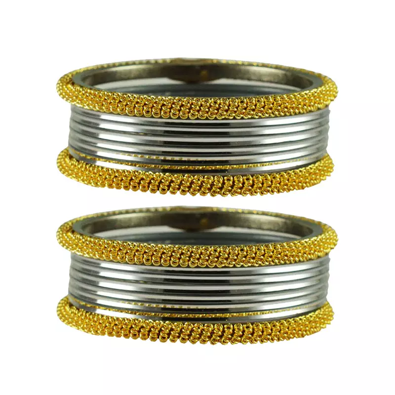 Vidhya Kangan Silver  Color Brass Bangle
