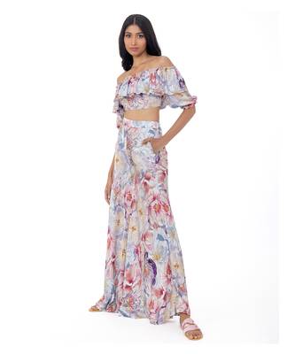 Off-Shoulder Ruffle Crop Top 3