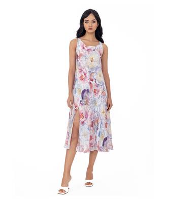 Flared Maxi Dress with High Slit 1
