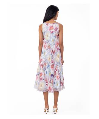 Flared Maxi Dress with High Slit 2