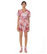 Tiered Floral Printed Dress 