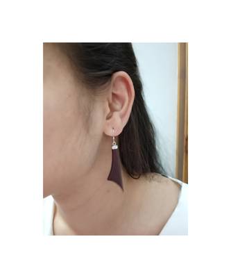 Red earrings 1