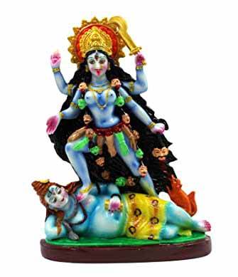 ESVAR STONECRAFT Poly Resin Hand Made Sculpture of Maa Kali 1