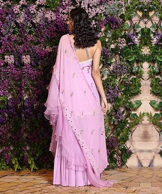 Lavender  Sharara Set 2