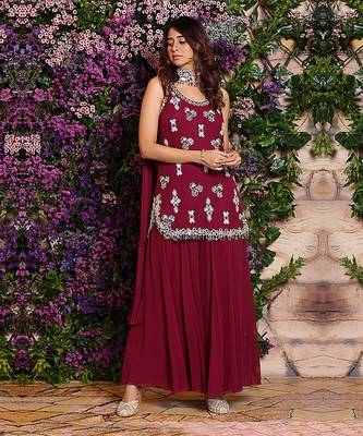 Wine Sharara Set 1