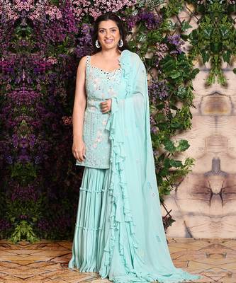 Beach Glass Sharara Set 1