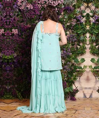 Beach Glass Sharara Set 2