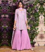 Lavender Sharara Set