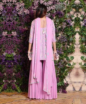 Lavender Sharara Set 2