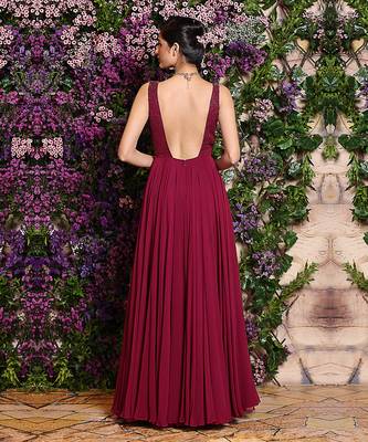Wine Gown 2