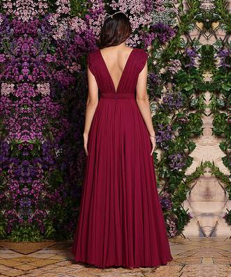 Embroidered Cut Out Gown 2