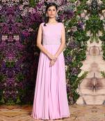  Lavender Embroidered Gown