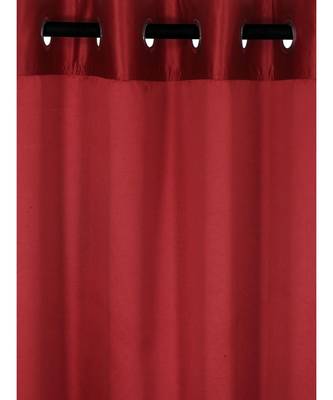 Eyda Maroon Color Premium Semi Blackout Long Door Curtain 2