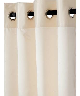 Eyda Ivory Color Premium Semi Blackout Long Door Curtain 3