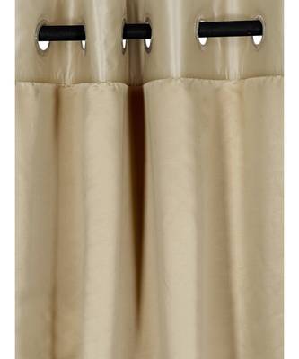 Eyda Gold Color Premium Semi Blackout Long Door Curtain 2