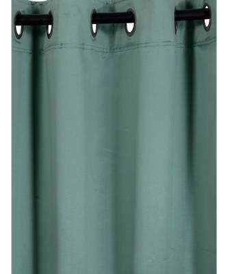 Eyda Sea Green Color Premium Semi Blackout Door Curtain 2