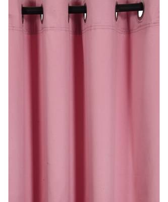 Eyda Pink Color Premium Semi Blackout Window Curtain 2