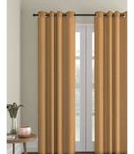 Eyda Mustard Color Premium Semi Blackout Door Curtain