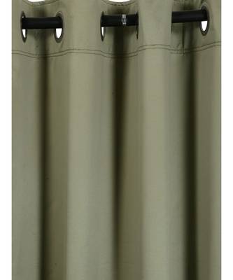 Eyda Green Color Premium Semi Blackout Window Curtain 2
