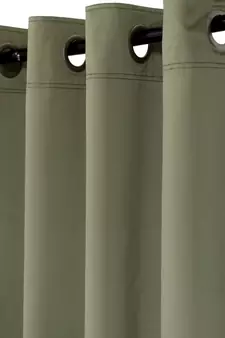 Eyda Green Color Premium Semi Blackout Window Curtain