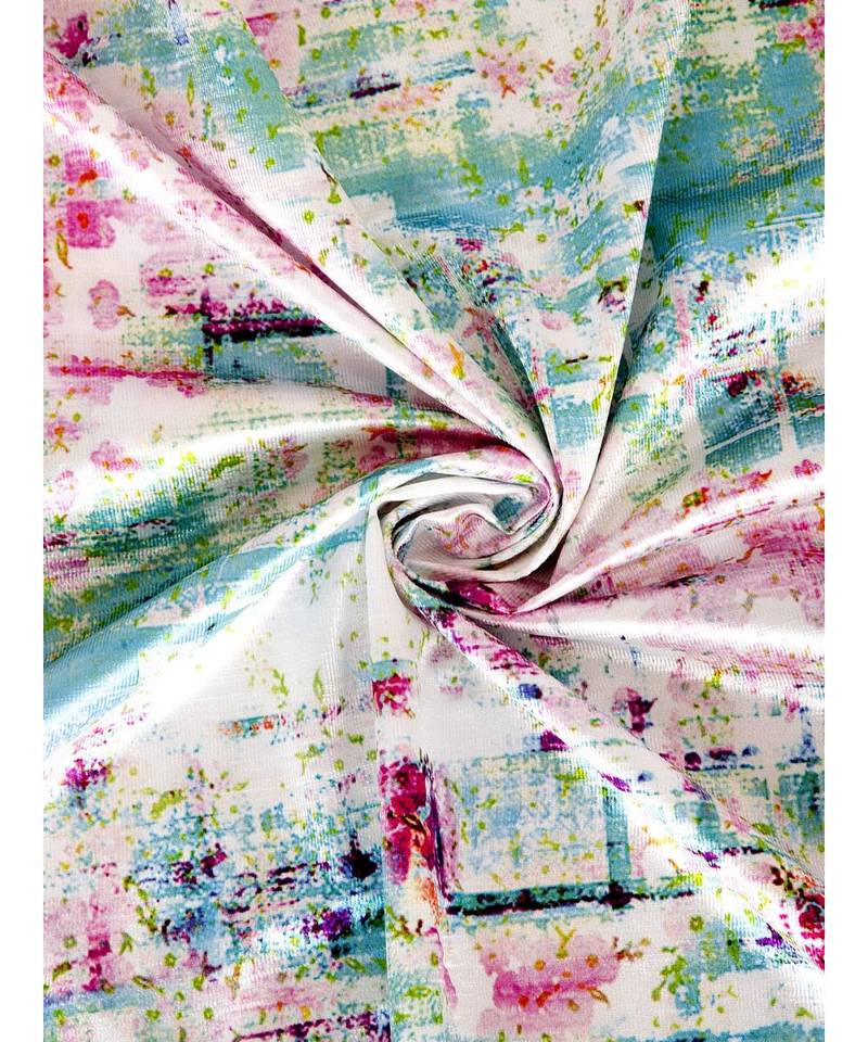 Eyda Digital Printed Multi Color Long Door Curtain