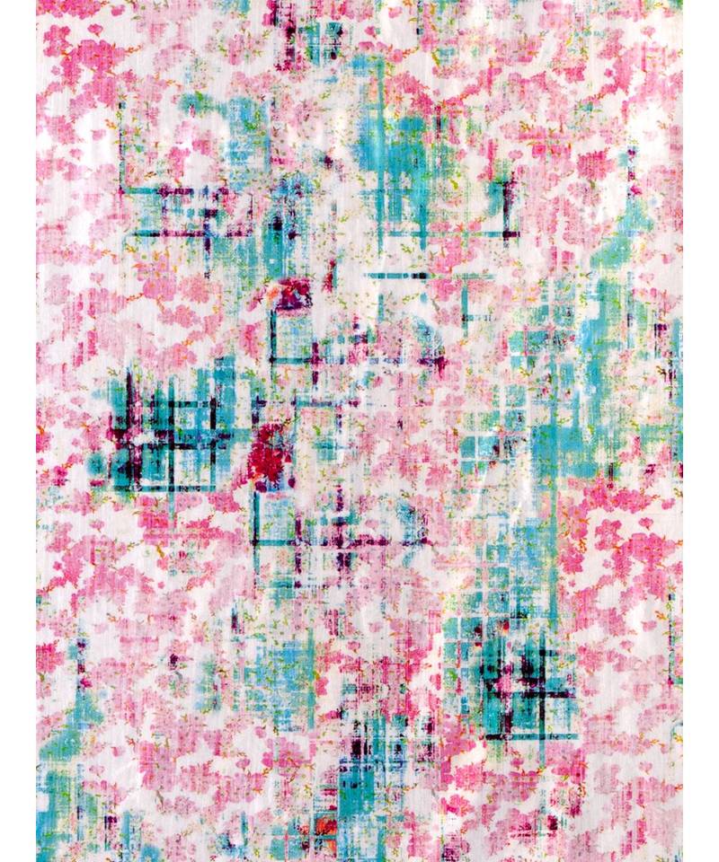 Eyda Digital Printed Multi Color Long Door Curtain