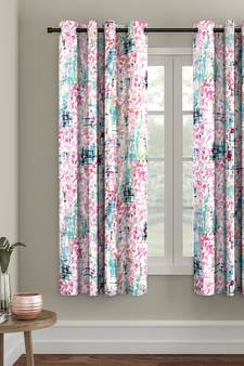 Eyda Digital Printed Multi Color Window Curtain