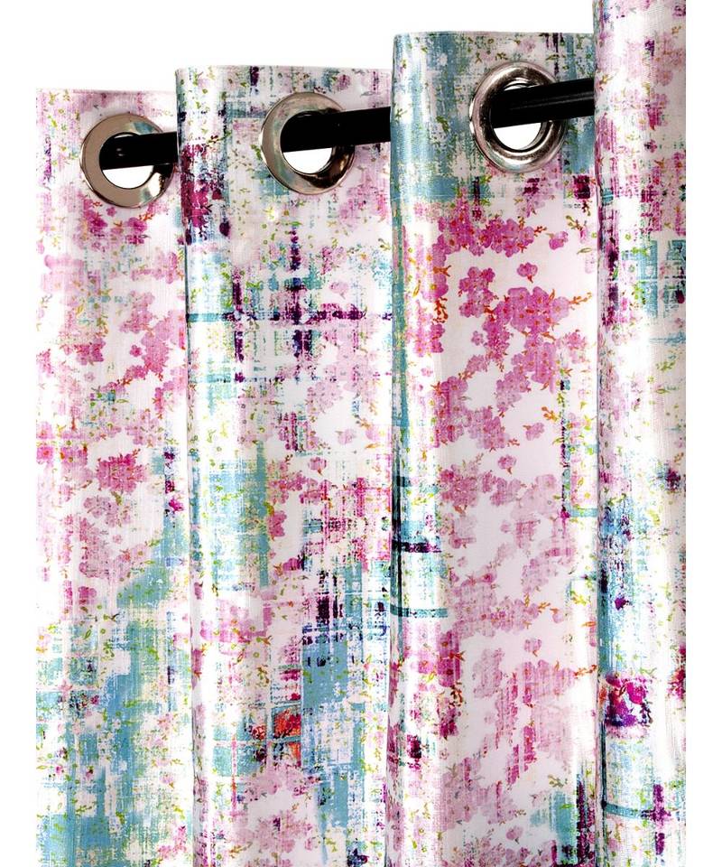 Eyda Digital Printed Multi Color Window Curtain