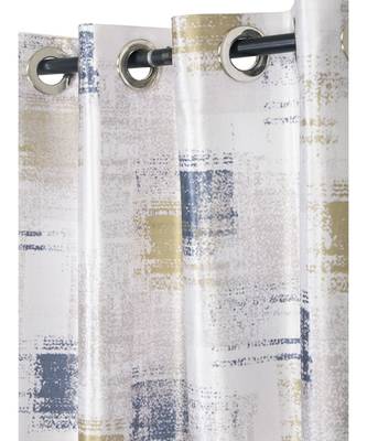 Eyda Digital Printed Off White Long Door Curtain 2