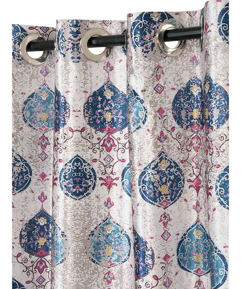 Eyda Digital Printed Multi Color Door Curtain