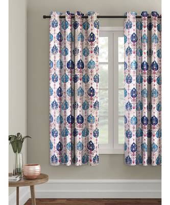 Eyda Digital Printed Multi Color Window Curtain 1