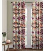 Eyda Digital Printed Multi Color Long Door Curtain