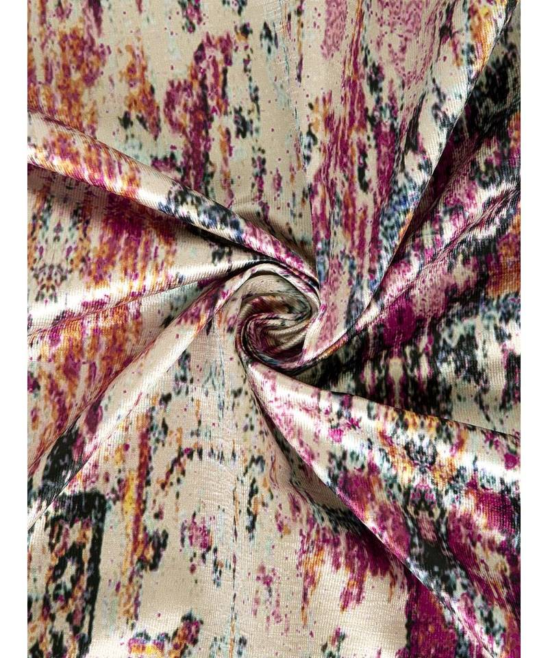 Eyda Digital Printed Multi Color Long Door Curtain