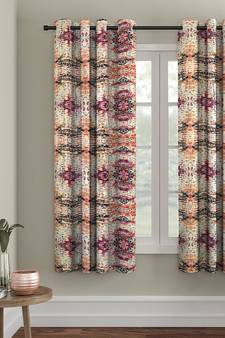 Eyda Digital Printed Multi Color Window Curtain