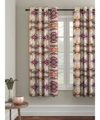 Eyda Digital Printed Multi Color Window Curtain 1