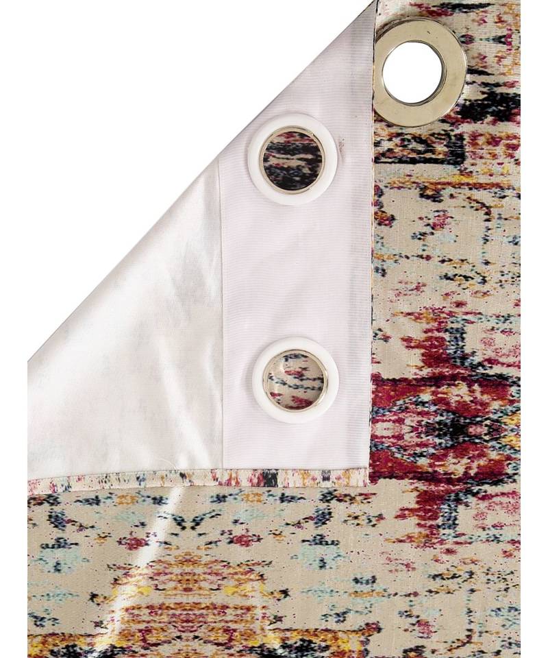 Eyda Digital Printed Multi Color Window Curtain
