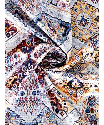 Eyda Digital Printed Multi Color Long Door Curtain 3
