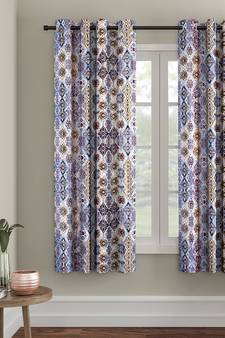 Eyda Digital Printed Multi Color Window Curtain