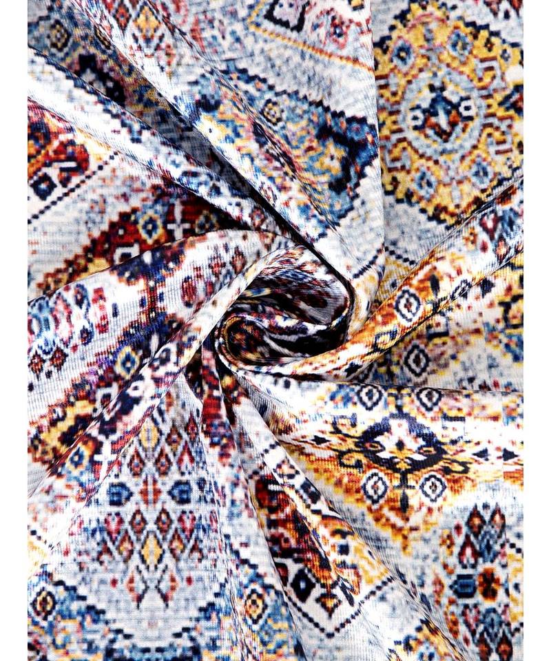 Eyda Digital Printed Multi Color Window Curtain