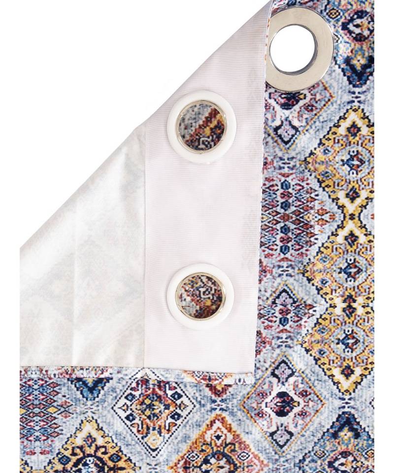 Eyda Digital Printed Multi Color Window Curtain