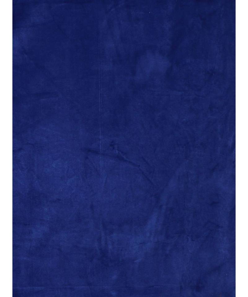 Eyda Premium Velvet Blue Color Eyelet Long Door Curtain