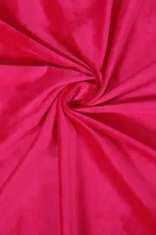 Eyda Premium Velvet Fuschia Color Eyelet Window Door Curtain