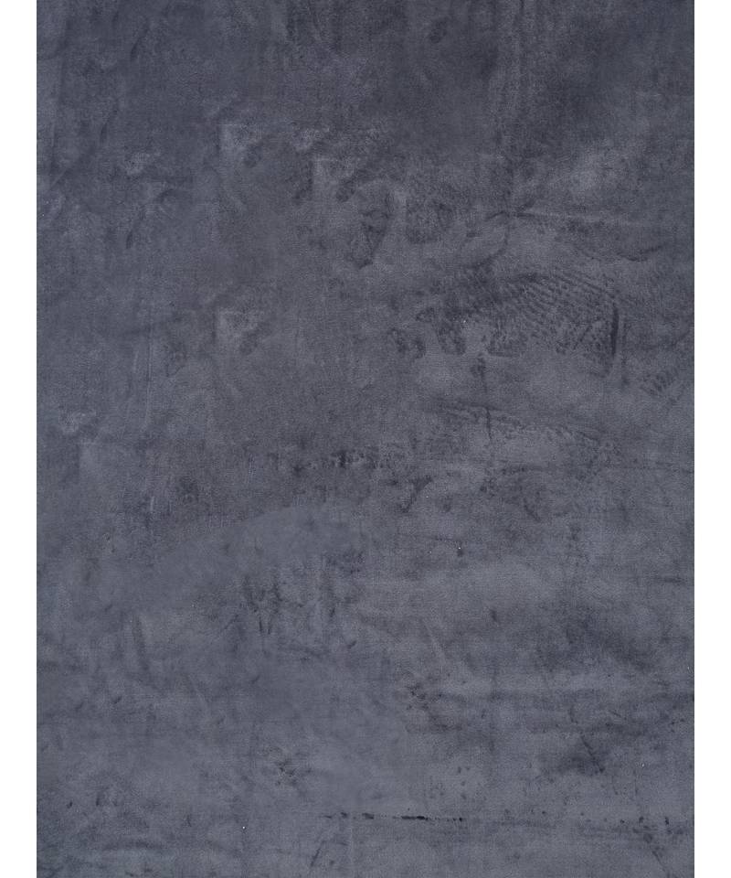 Eyda Premium Velvet Grey Color Eyelet Window Door Curtain